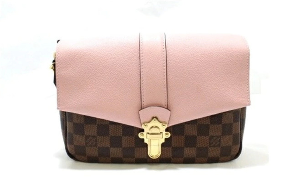 LOUIS VUITTON Shoulder Bag Clapton Damier Calf